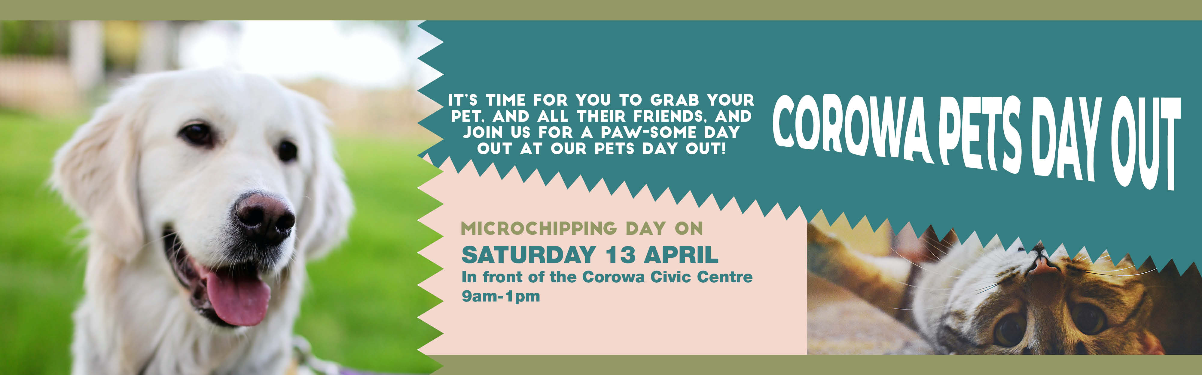 Corowa Pets Day Out web banner